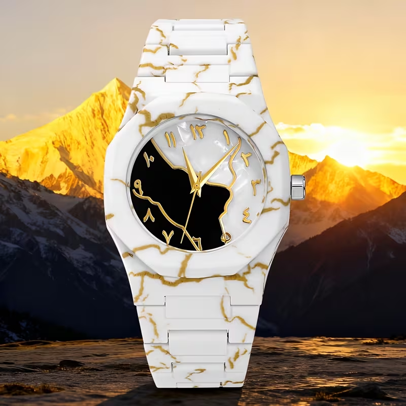 Men’s Modern Polygon Analog Quartz Watch