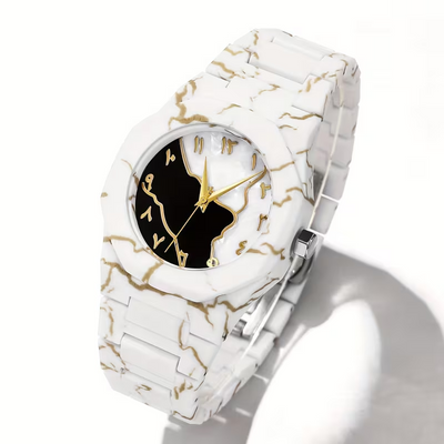 Men’s Modern Polygon Analog Quartz Watch